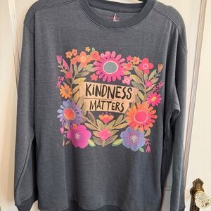 Natural Life Comfy Pocket Sweatshirt - Kindness Matters